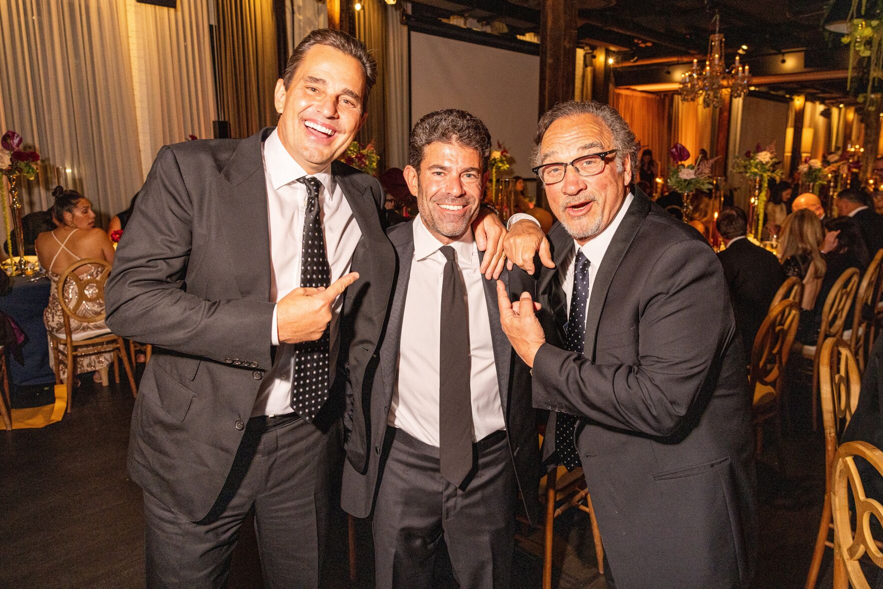 Bill Rancic, Ilan Shalit and Jim Belushi light up Summer Ball for Boys & Girls Clubs. (Photo courtesy of BGCC)